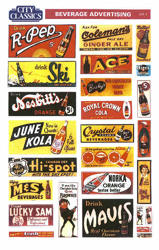 City Classics Generic Paper Signs For Window Interiors -- Beverage Advertising - 195-5013