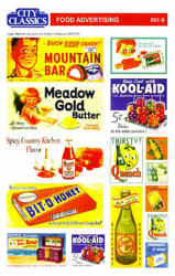 City Classics Generic Paper Signs for Billboards -- Food Advertising Large & Small Signs - Fits #933-3133 (Sold Separately) - 195-5018