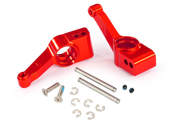 Traxxas 1952A Carriers, stub Axle (red-anodized 6061-T6 aluminum) (Rear) (2) - TRA1952A