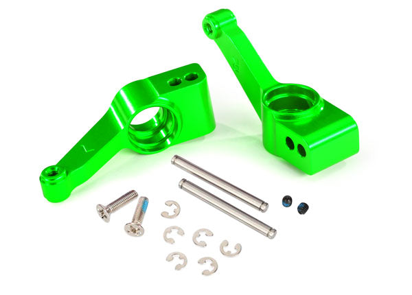 Traxxas 1952G Carriers, stub Axle (green-anodized 6061-T6 aluminum) (Rear) (2) - TRA1952G