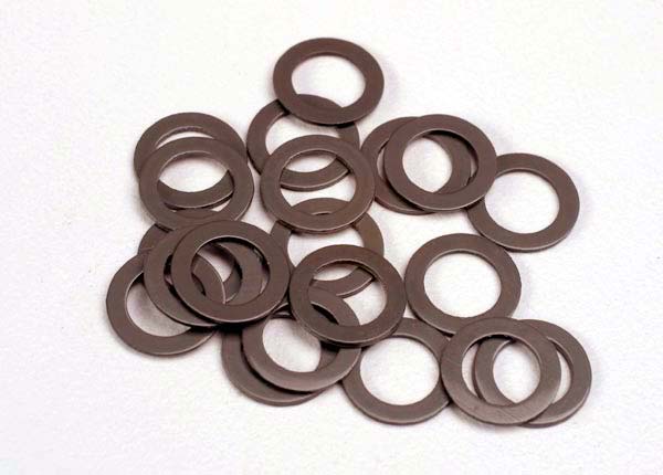 Traxxas 1985 PTFE-coated Washers, 5x8x0.5mm (20) (use with ball bearings) - TRA1985