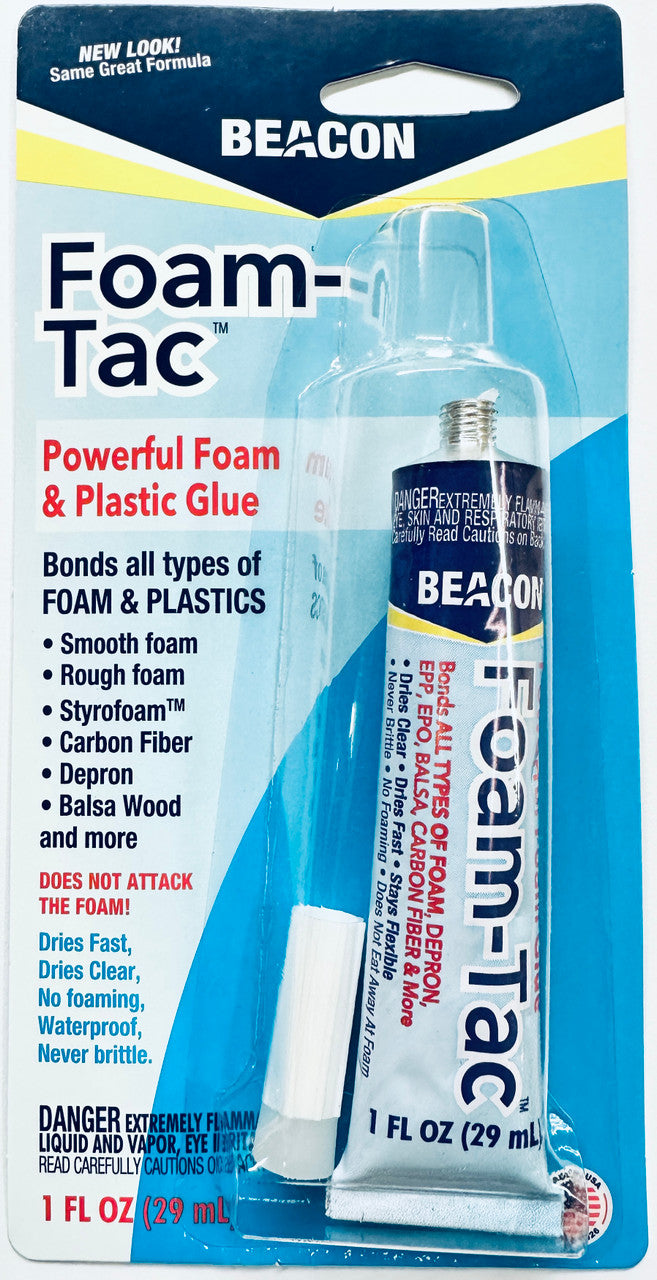 Beacon Adhesives Foam Tac Adhesive Foam Glue (1 oz) - 1FOAMTAC