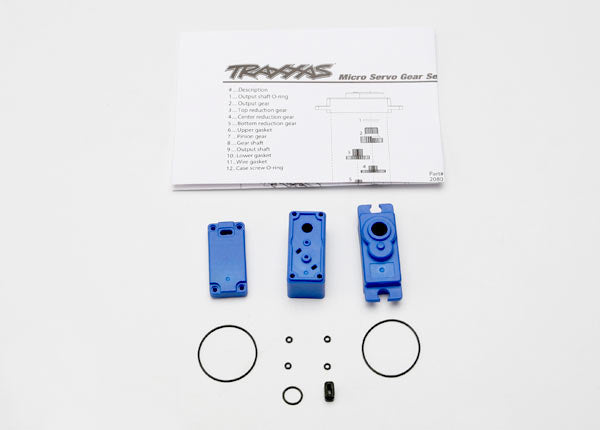 Traxxas 2081 Servo case/ gaskets (for 2080 micro Waterproof Servo) - TRA2081