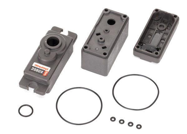 Traxxas 2081X Servo case/ gaskets (for 2080X metal gear, micro, Waterproof Servo) - TRA2081X