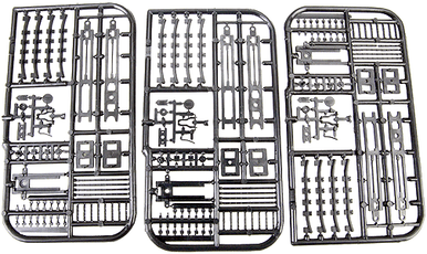 Central Valley Super Detailing Accessories -- Turnout (Switch) Detail Parts - Kit pkg(3) - 210-1603