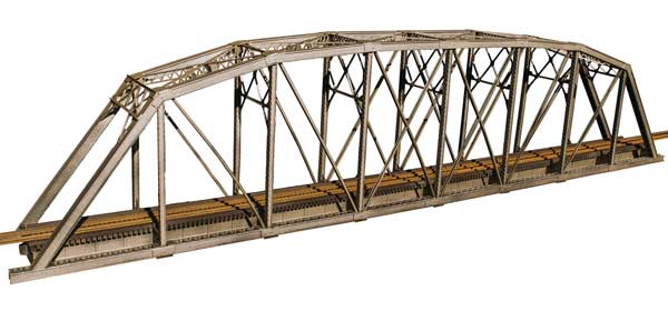Central Valley, HO Scale 200' Single-Track Heavy-Duty Laced-Parker-Truss Bridge - 210-1901