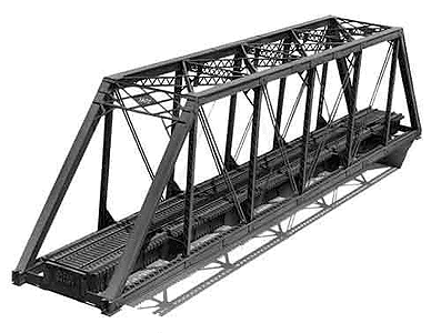 Central Valley, HO Scale Pratt Truss Bridge 150' Kit - 210-1902