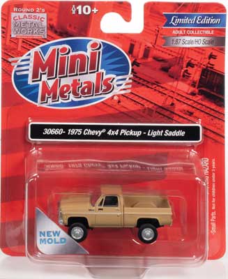 1975 Chevy Pickup - Assembled -- Light Saddle