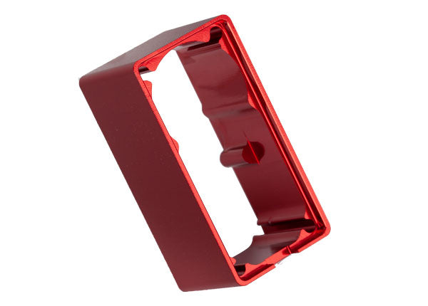 Traxxas 2253 Servo case, aluminum (red-anodized) (middle) (for 2255 Servo) - TRA2253