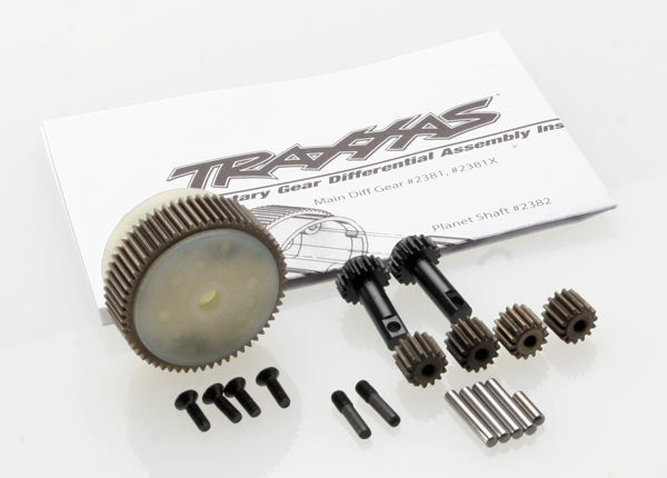 Traxxas 2388X Planetary gear Differential with steel ring gear (Complete) (fits Bandit, Stampede, Rustler) - TRA2388X