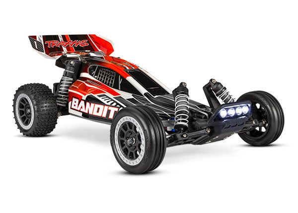 Traxxas 24054-61-RBLK Bandit w/ LED Lights - Red/BLACK - TRA24054-61-RBLK