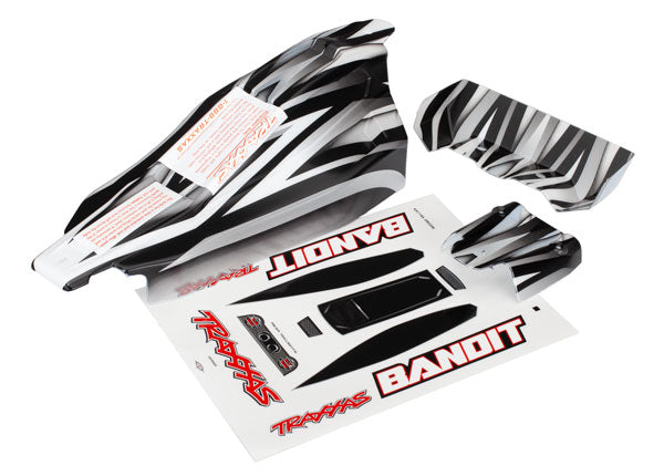 Traxxas 2420 Body, Bandit, ProGraphix (replacement for the painted Body. Graphics are printed, requires paint & final color application)/ Decal Sheet - TRA2420