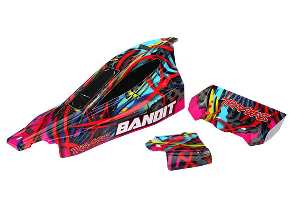 Traxxas 2449 Body, Bandit, Hawaiian Graphics (painted, decals applied) - TRA2449