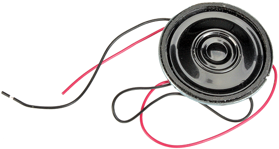 Digitrax 8 Ohm Speaker for Digitrax Sound Decoders -- Round 28mm - 245-SP28288