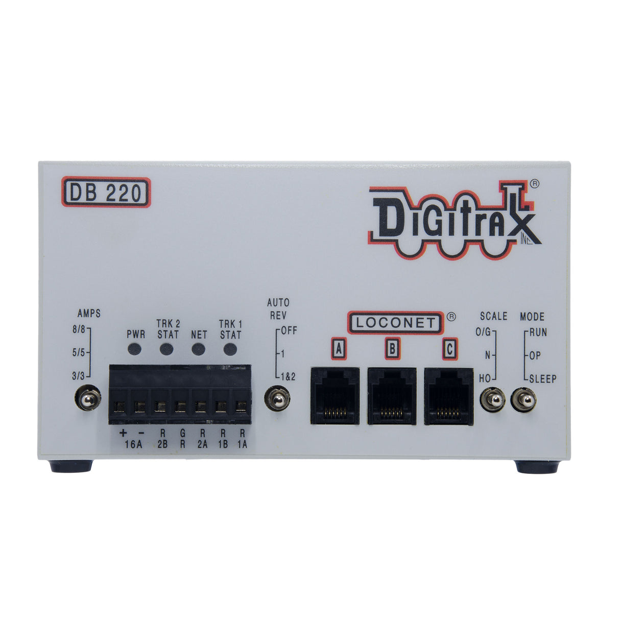 Digitrax DB220 Dual 3/5/8 Amp AutoReversing DCC Booster - 245-DB220