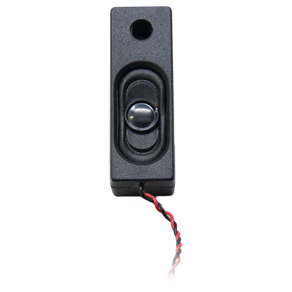 Digitrax Rectangular Speaker w/Ported Enclosure & Wires -- 8-Ohm, 53 x 18 x 14mm - 245-SP53188B