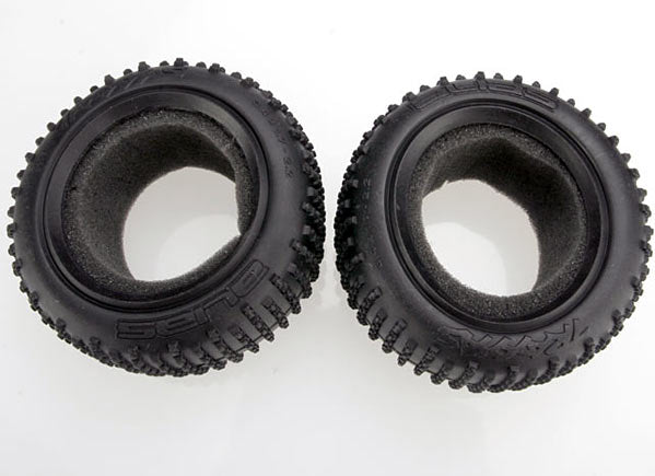 Traxxas 2470 Tires, Alias 2.2' (Rear) (2)/ foam Inserts (Bandit) (soft compound) - TRA2470