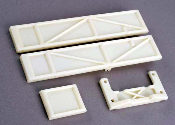 Traxxas 2525 Battery box set (2-sides/ 1-Front/1-Rear battery box connector)