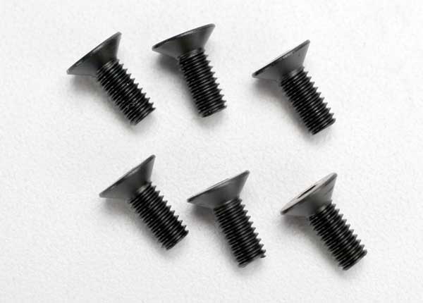 Traxxas 2535 Screws ,  4x10mm countersunk machine (Hex drive) (6) - TRA2535