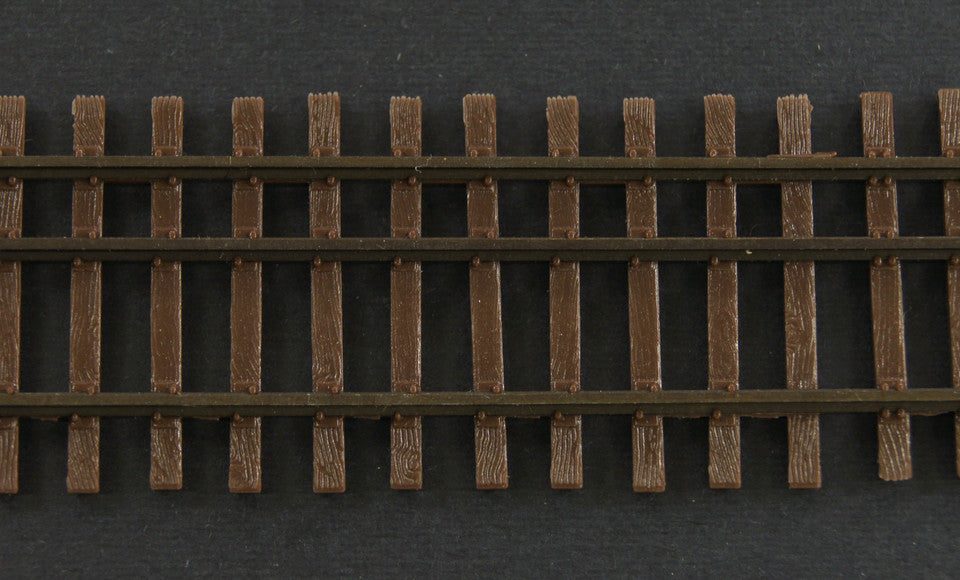 Micro Engineering 12-116 HOn3 Narrow Gauge HOn3 Weathered Flex-Track(TM) - 3' Sections pkg(6) -- Code 55 Rail