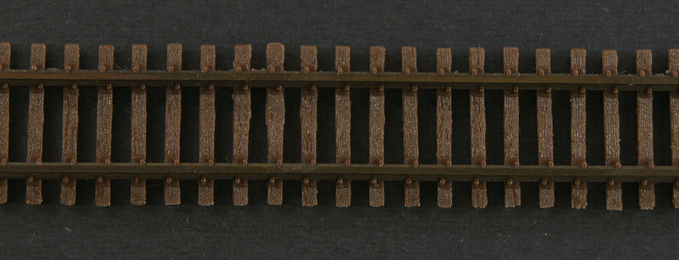 Micro Engineering 12-126 N Weathered Flex-Trak(TM) - 3' Long Sections pkg(6) -- Code 40
