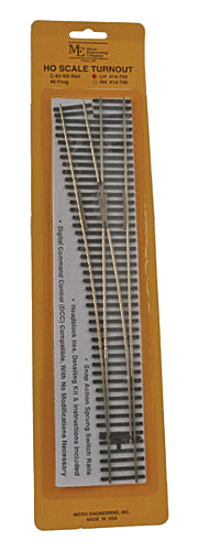 Micro Engineering 14-705 Code 83 Flex-Track(TM) #6 Turnout -- Left Hand
