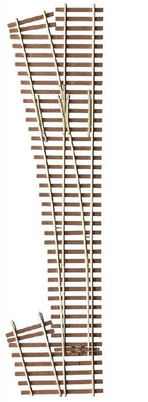 Micro Engineering 14-818 HO Code 70 #5d Last Ladder Turnout - Ladder Track System -- Left Hand