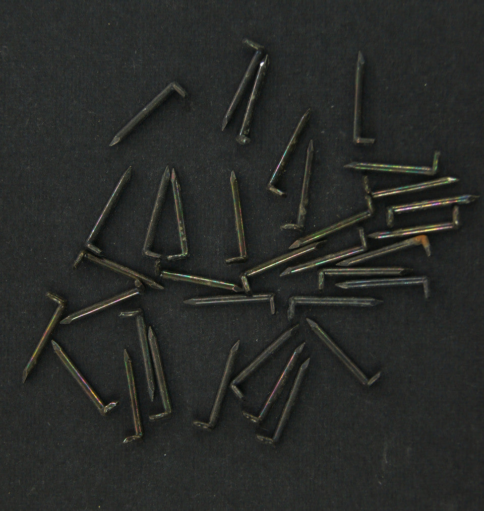 Micro Engineering 30-102 Blackened Metal Spikes -- Large 1/2" Long pkg(500)