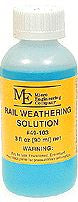 Micro Engineering 49-103 Rail Weathering Solution -- 4oz