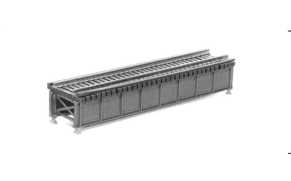 Micro Engineering 75-151 N 40' Open-Deck Girder Bridge -- 3" 7.6cm Long