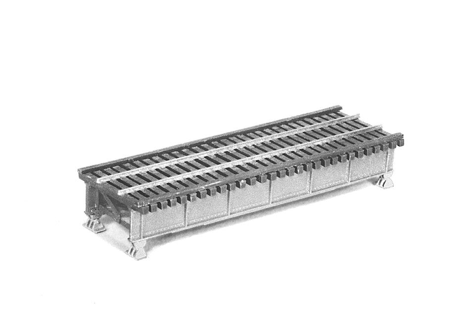 Micro Engineering 75-504 HOn3 Deck-Girder Bridge w/Open Deck - Kit -- 30' - 4-1/8 x 1-3/8" 10.5 x 3.5cm