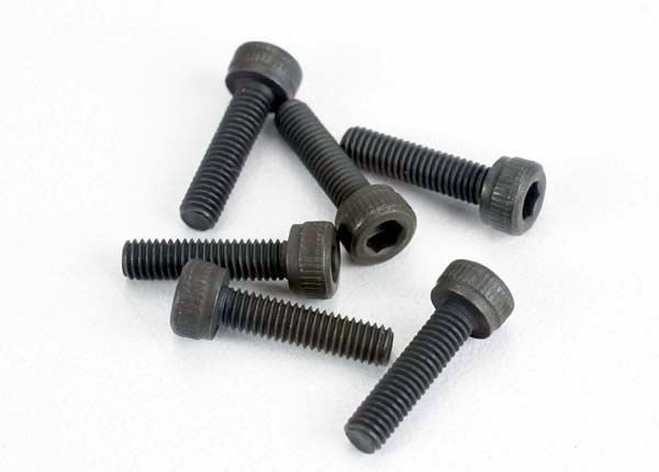 Traxxas 2584 Head Screws, 3x12mm cap-head machine (Hex drive) (6) (TRX 2.5, 2.5R, 3.3) - TRA2584