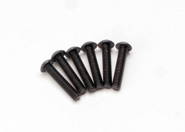 Traxxas 2589 Screws, 4x20mm button-head machine (Hex drive) (6) - TRA2589