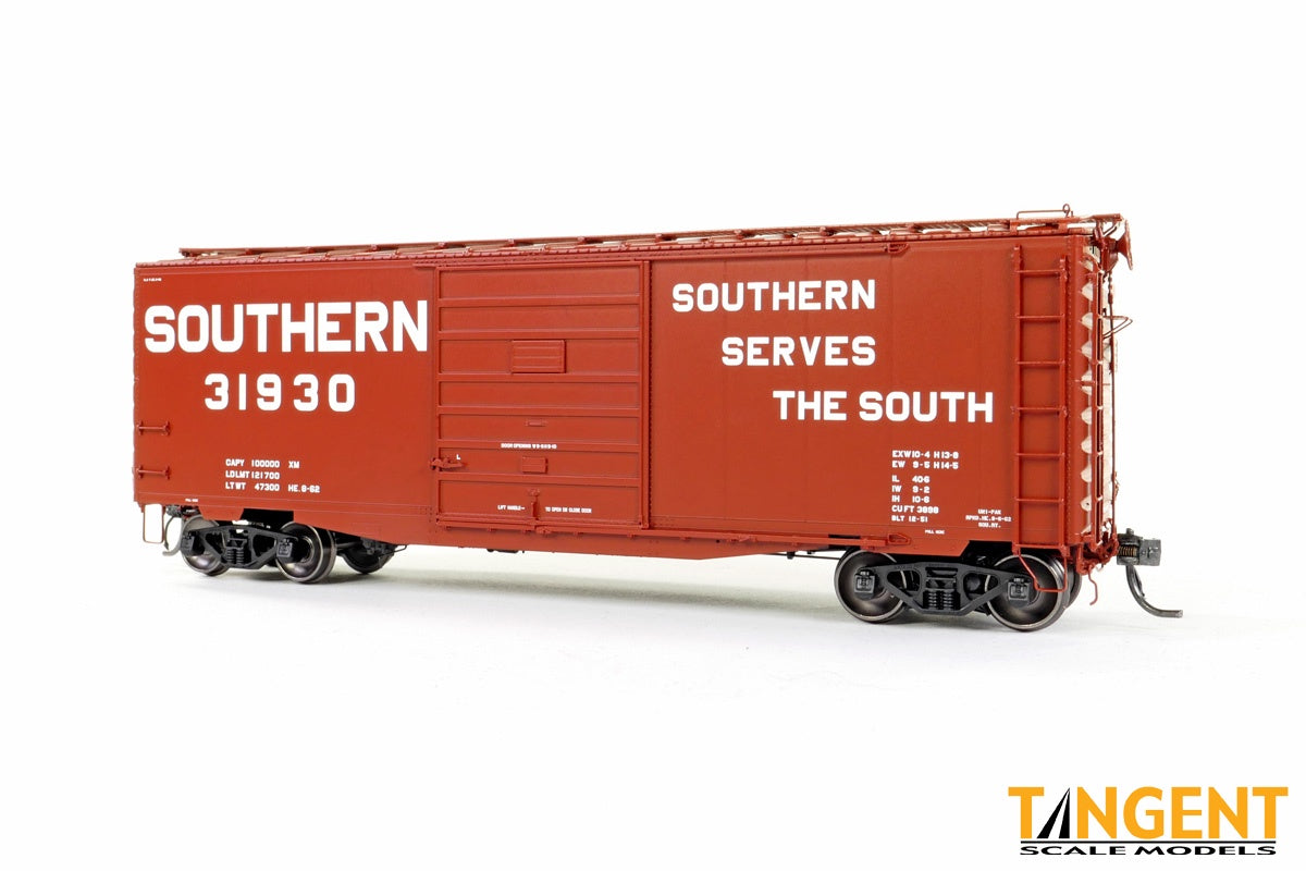 Tangent HO Southern (SOU) Serves the South Repaint 1962+ 40′ PS-1 9' Door Boxcar - #31766