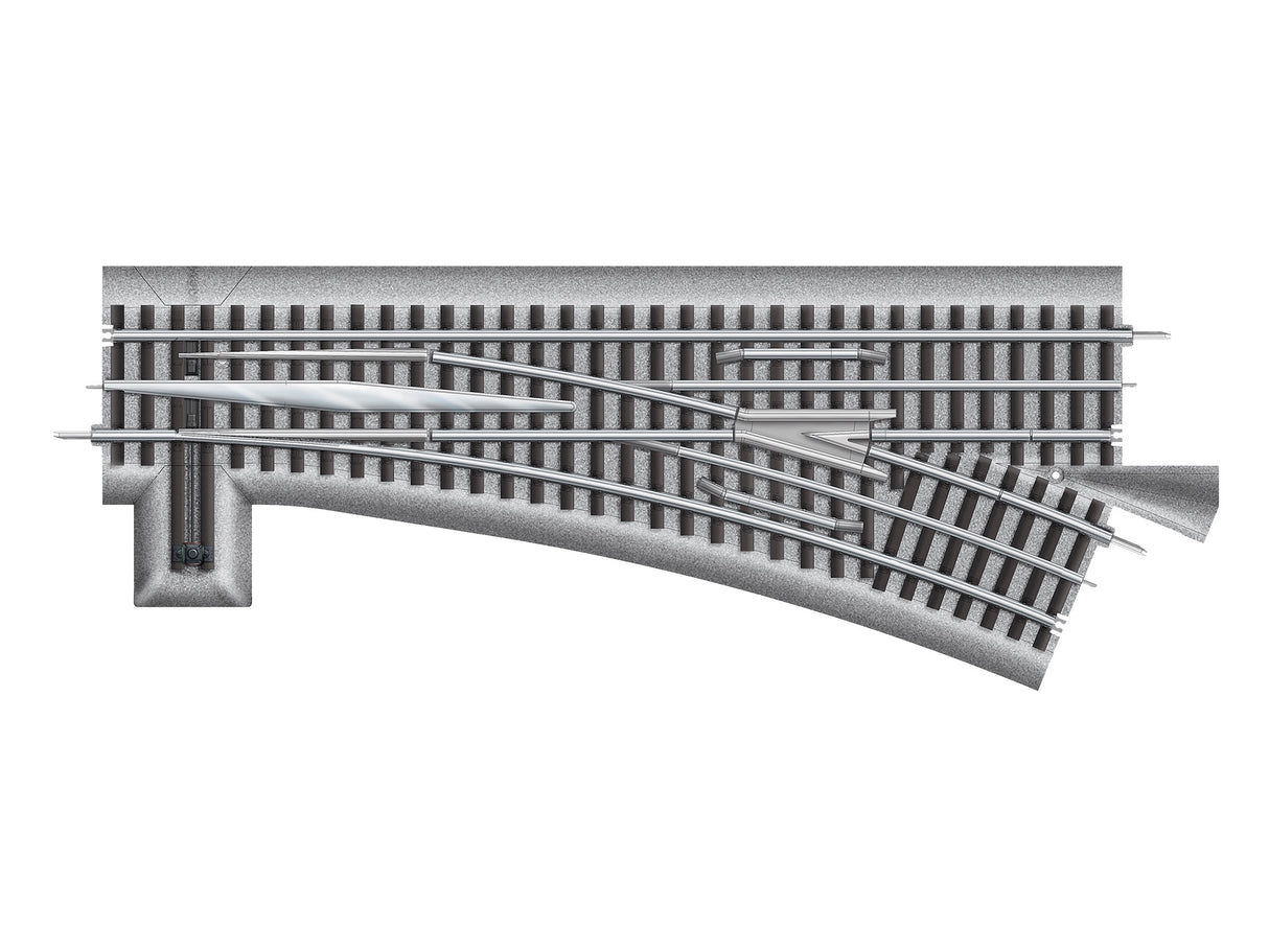 Lionel 262572L O RTR FasTrack O72 Turnout - Left