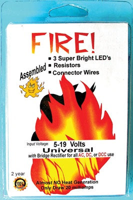 Evans Designs Universal Input -- 18V 1.8mm LEDs Fire Kit - 266-U1F