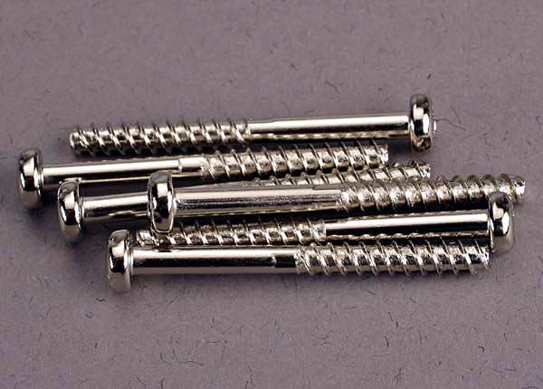 Traxxas 2681 Screws, 3x30mm roundhead self-tapping (6) - TRA2681