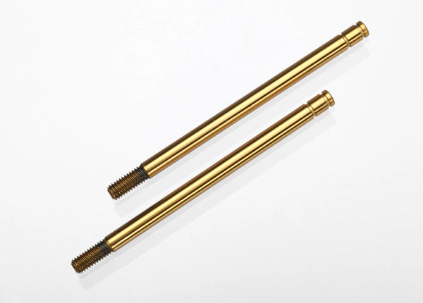 Traxxas 2765T Shock shafts, hardened steel, titanium nitride coated (X-long) (2) - TRA2765T