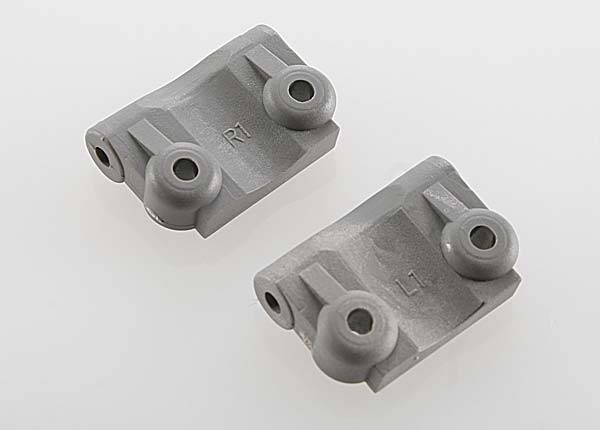 Traxxas 2798A Mounts, suspension arm (Rear) (+/- 1-degree) (l&r) (grey) - TRA2798A