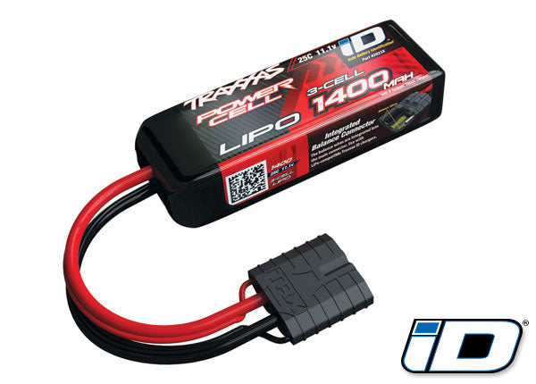 Traxxas 2823X 1400mAh 11.1v 3-Cell 25C LiPo Battery - TRA2823X