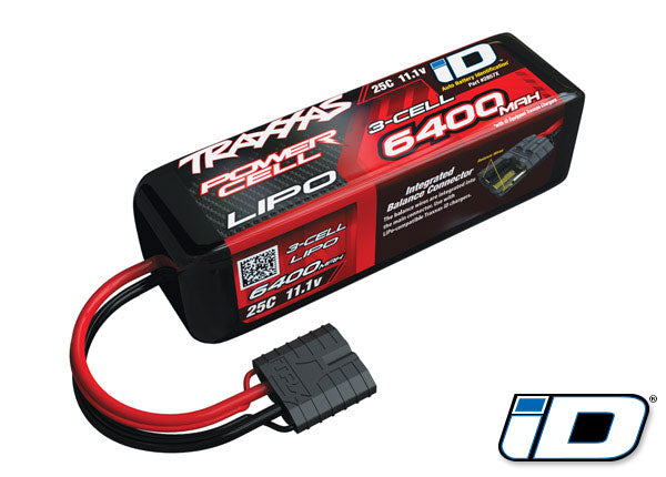 Traxxas 2857X 6400mAh 11.1v 3-Cell 25C LiPo Battery - TRA2857X