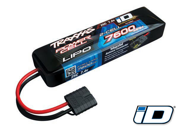 Traxxas 2869X 7600mAh 7.4v 2-Cell 25C LiPo Battery - TRA2869X
