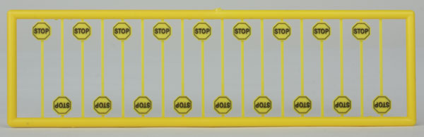 Early Yellow Stop Signs -- pkg(18) - 293-2613