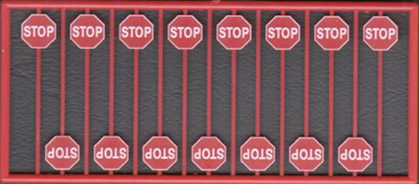 Modern Stop Sign -- Red pkg(15) - 293-8247