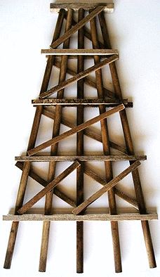 Grand Central Gems Wood Trestle Bents - Assembled -- X-Large, 5-3/4" Tall pkg(5) - 295-TB10