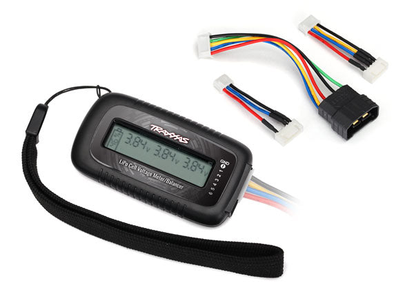 Traxxas 2968X LiPo cell voltage checker/balancer (includes #2938X adapter for iD batteries) - TRA2968X