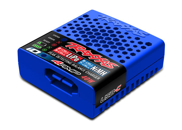 Traxxas 2985 Charger - EZ-Peak, USB-C, 40W, NiMH/LiPo with iD Auto Battery Identification