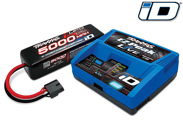 Traxxas 2996X Battery/charger Completer pack (includes #2971 iD charger (1), #2889X 5000mAh 14.8V 4-cell 25C LiPo battery (1)) - TRA2996X