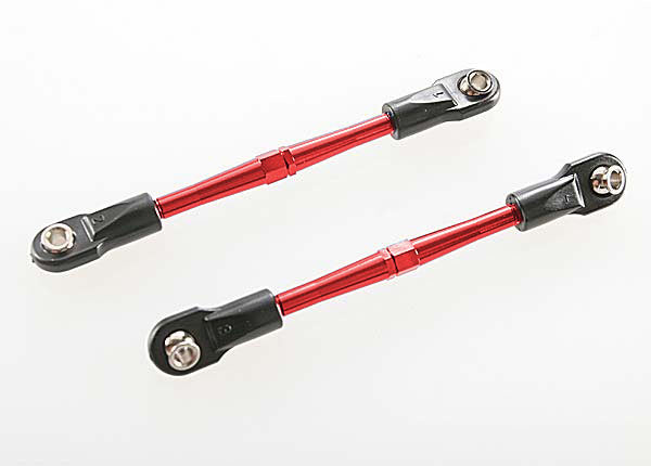 Traxxas 3139X Turnbuckles ,  aluminum (red-anodized) ,  toe links ,  59mm (2) (assembled with rod ends & hollow balls) (requires 5mm aluminum wrench #5477) - TRA3139X