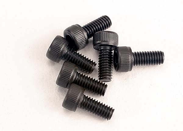 Traxxas 3215 Screws , 2.5x6mm cap-head machine (Hex drive) (6) - TRA3215